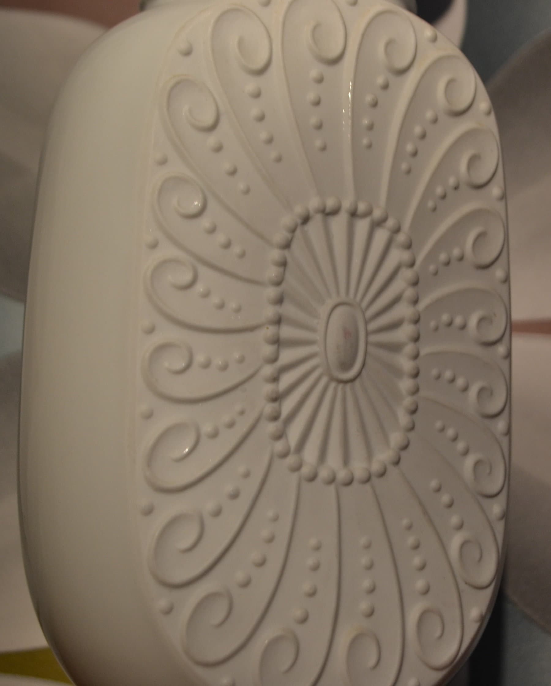 ヴィンテージ花瓶 ホワイト 70年代 レトロ スペースエイジ デザイン