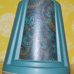 Vintage ceramic vase blue/green from the 80s Space Age Retro Mid Century WGK WGP Shabby Chic country house style