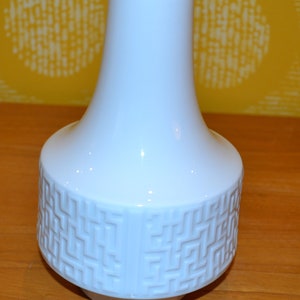 Vintage Vase by Heinrich Weiß 70s OP Art Space Age Retro Mid Century Seventies WGK