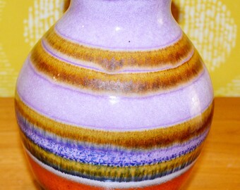 Vintage Bay Keramik Vase – West German Pottery, Large Blue