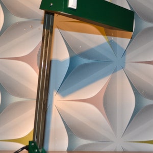 Vintage table lamp by Pfäffle-Leuchten 1950s green desk lamp