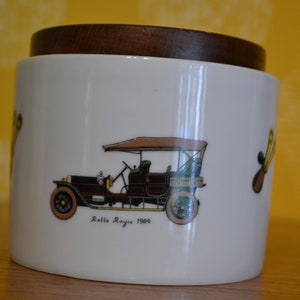 Vintage Porcelain Lidded Box by Winterling Oldtimer 50s White Mid Century Space Age Retro WGK WGP