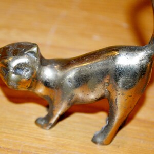 Vintage brass figure gold-colored 70s Mid Century Retro Seventies Shabby Chic country style