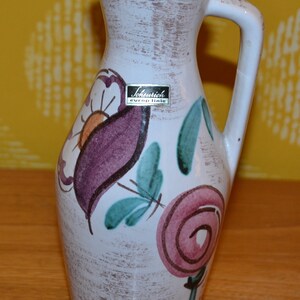 Vintage vase by Scheurich 50s Retro Mid Century WGK WGP Shabby Chic country house style