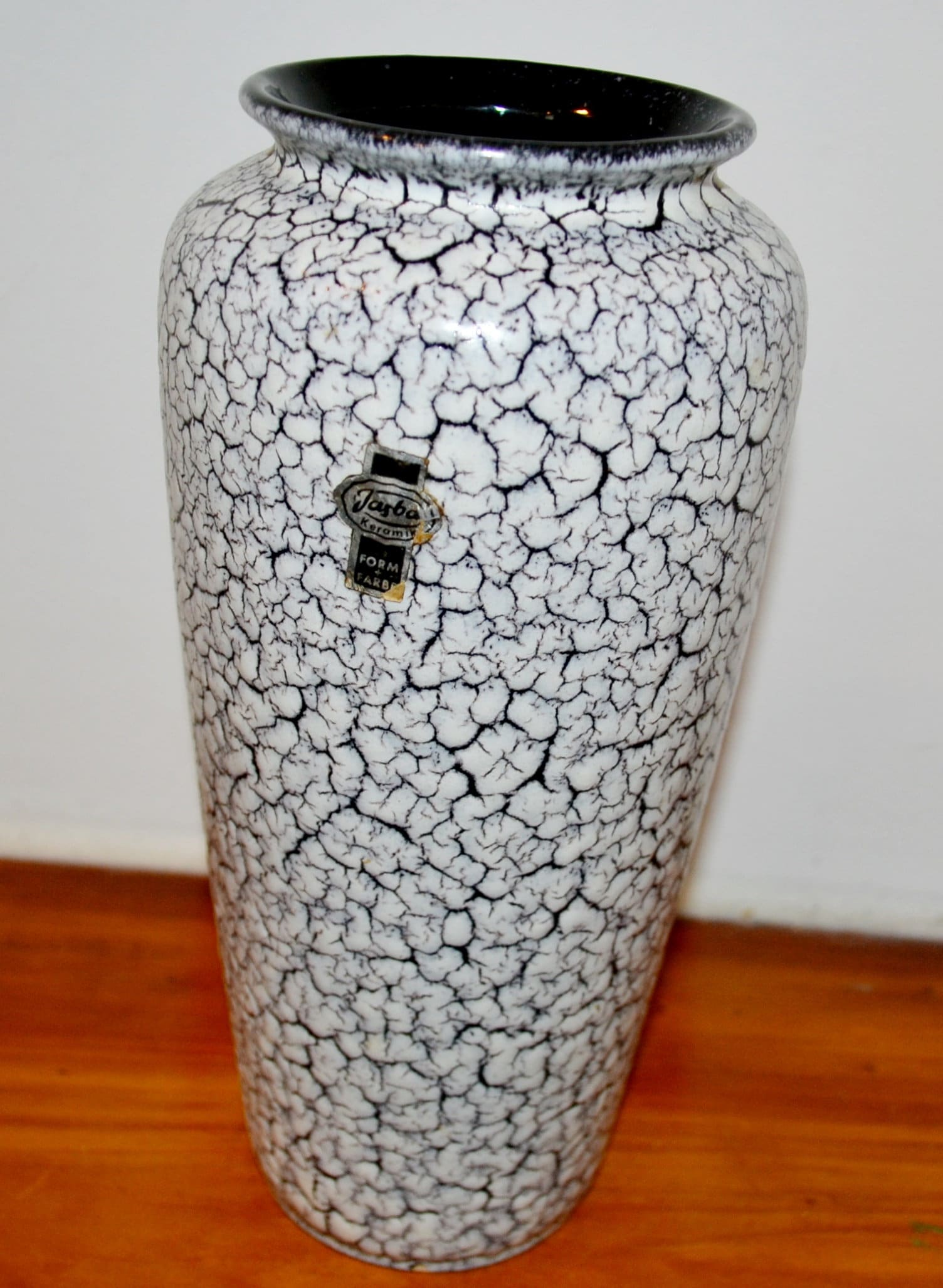 Vintage Keramik Vase von Jasba Modell 127/25 50er Jahre Retro Mid Century WGK Fifties Shabby Chic Landhausstil