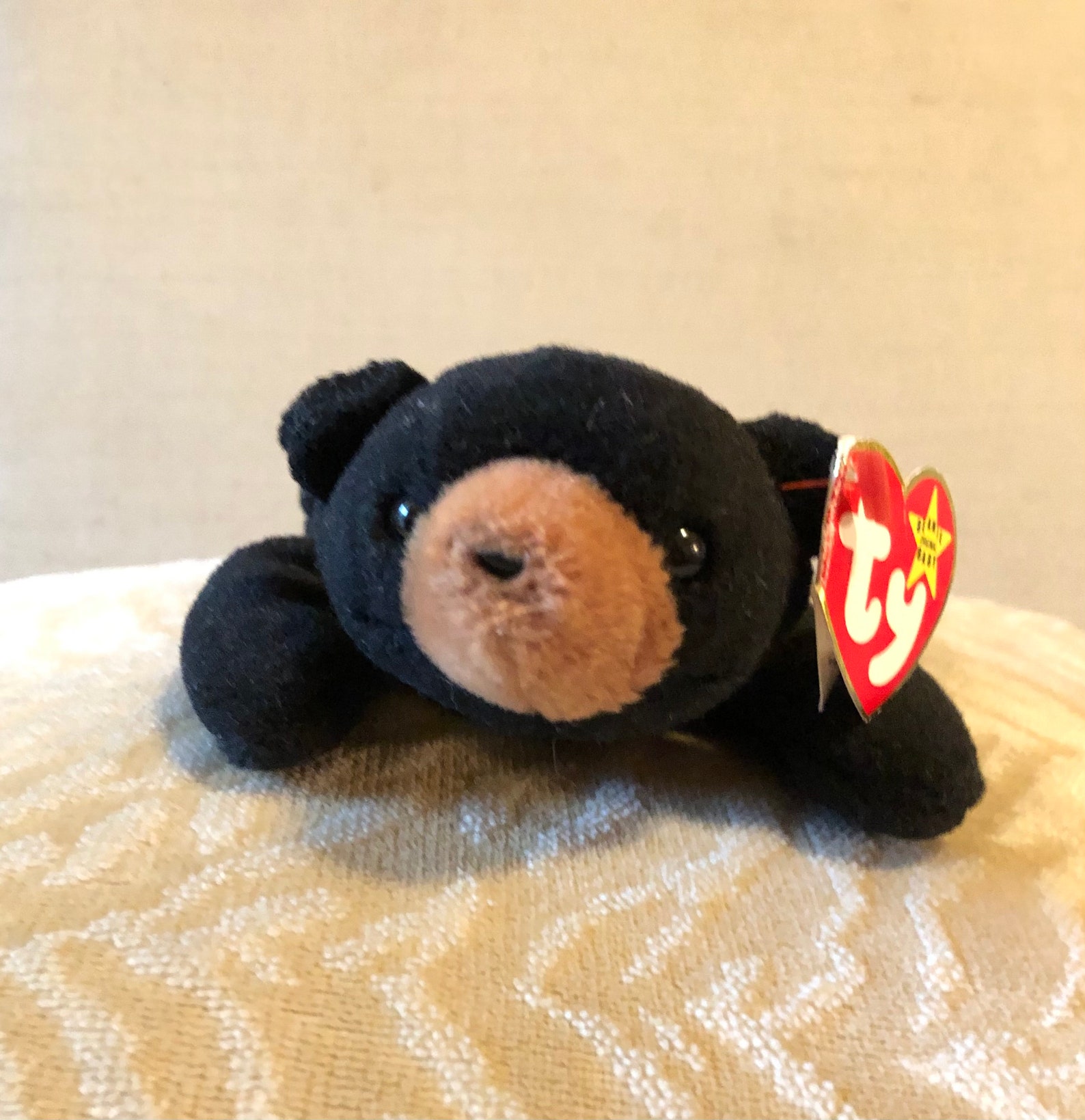 Blackie Ty Beanie Bebé 1993 Etsy
