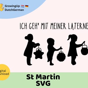 St Martin SVG - Plotterdatei - Sankt Martin - Ich geh mit meiner Laterne - jpg, svg, npg, pdf
