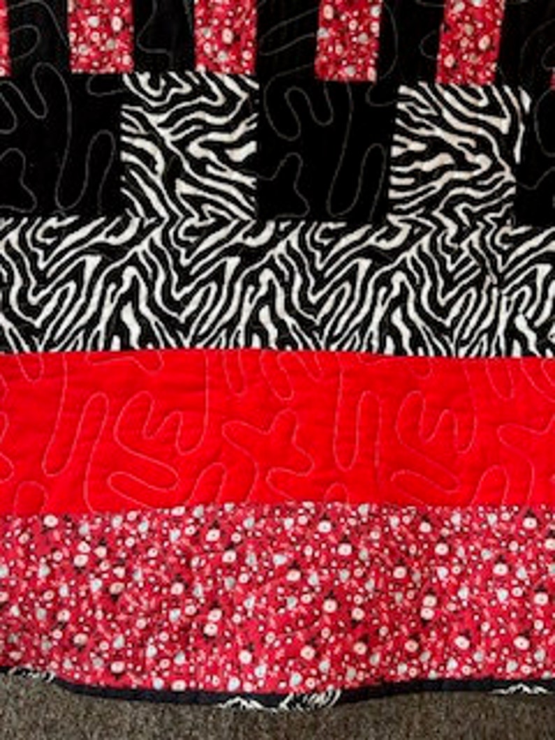 Zebra Lap Quilt 62.5 X 75.5 - Etsy