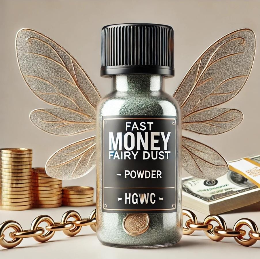 Polvo de hadas para ganar dinero rápido (brujería, vudú, hoodoo, ocultismo)