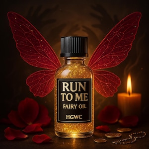 Run to Me Fairy Oil | Spiritual Conjure Oil for Love, Attraction, Commitment & Return Spells (Hoodoo Witchcraft Voodoo)