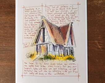 Breezehome Sketch Print