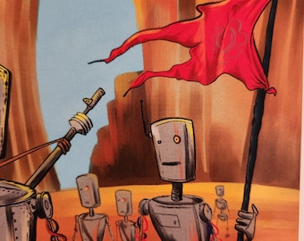 Robot Wars (8.5"x11" print)