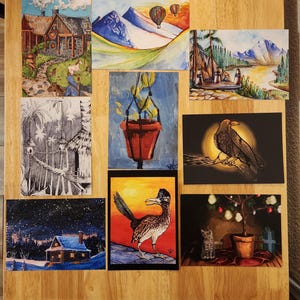 Scatola misteriosa di stampe di cartoline! (5x7")