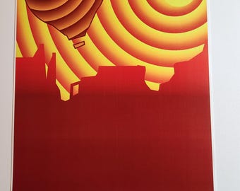 Abstract Balloon in the Southwest 11x17" fine art print
