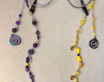 The Magnus Archives Glasses Chain - Michael / Helen Distortion Themed