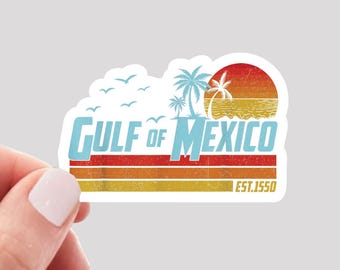 Gulf of Mexico Sticker, Funny Anti-Trump Sticker, Funny Democrat Sticker, FAFO Sticker, Gulf of Mexico Est 1550 Sticker