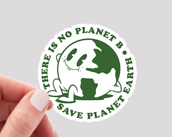 There is No Planet B Sticker / Climate Change Sticker / Earth Sticker / No Planet B Sticker / Earth Day Sticker / Mother Earth Sticker