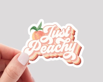 Just Peachy Sticker