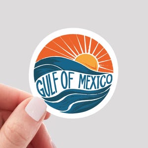 Gulf of Mexico Sticker, Funny Anti-Trump Sticker, Funny Democrat Sticker, FAFO Sticker, Gulf of Mexico Ocean Waves Sticker
