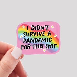 Funny COVID-19 Virus Humor Vinyl Decal Sticker – 4x6 – F*ck Co Vid – Canadian Made