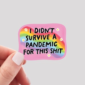 Funny COVID-19 Virus Humor Vinyl Decal Sticker – 4x6 – F*ck Co Vid – Canadian Made