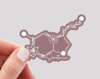 Serotonin Mental Health Sticker