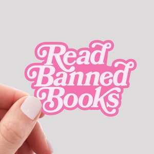 Sticker livres interdits de lecture / Sticker livres interdits / Sticker lecture / Sticker livre / Sticker Booktok