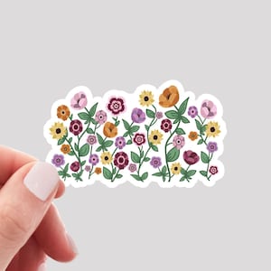 Sticker chansons surprises, Sticker collage floral, Sticker piano florale, Piano chansons surprises, Sticker C'était rare que j'y étais