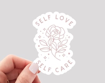 Self Love Self Care Sticker / Self Care Sticker / Take Care of Yourself Sticker / Self Love Sticker / Water Bottle Sticker