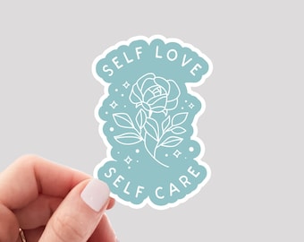 Self Love Self Care Sticker / Self Care Sticker / Take Care of Yourself Sticker / Self Love Sticker / Water Bottle Sticker