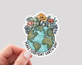 Make Everyday Earth Day Sticker