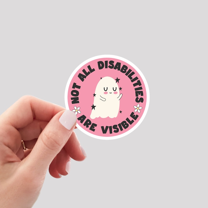 Not All Disabilities Are Visible Sticker - Etsy