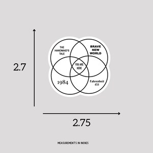 Dystopian Venn Diagram Sticker Bild 4