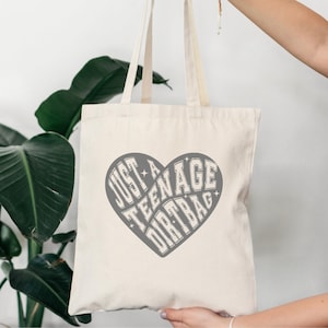 Just a Teenage Dirtbag Tote Bag, Teenage Dirtbag, Elder Emo Tote Bag, Pop Punk Tote Bag, Music Tote Bag