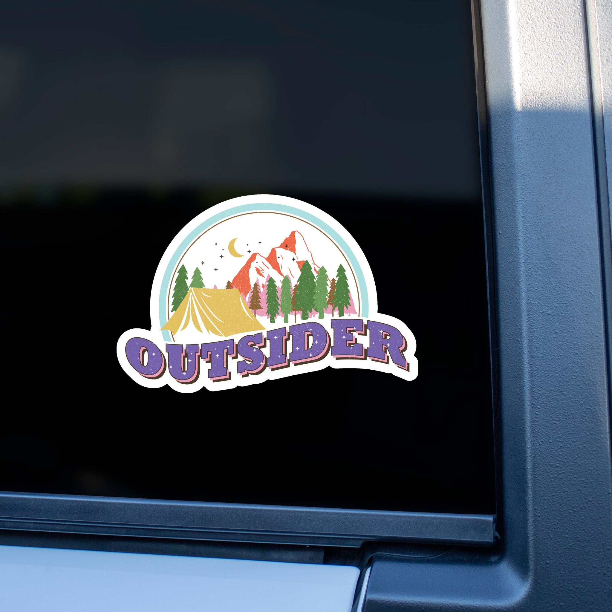 First Out Sticker Outsider Sticker / Outdoors Sticker / Hiking Sticker / Get Outside ...