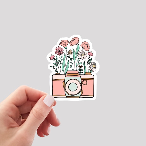 Floral Camera Sticker