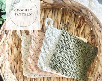 CROCHET PATTERN | Homestead Cloth. Crochet cloth pattern. Reusable cloth. Dishcloth pattern. Washcloth pattern.