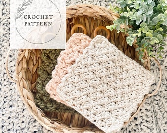 CROCHET PATTERN | Homestead Trivet. Crochet trivet pattern. Crochet hot pad pattern. Crochet pattern. Ivory farmhouse