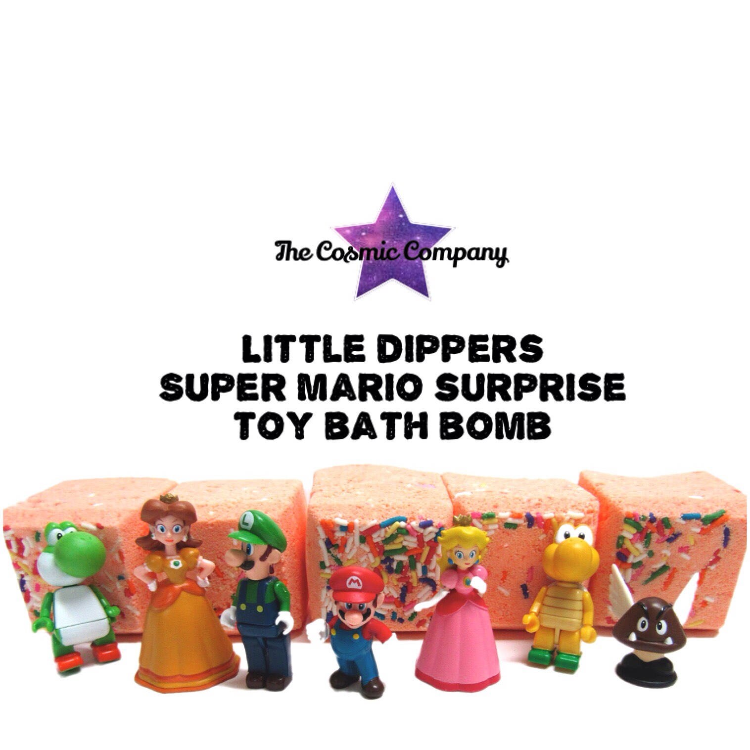 Super Mario Surprise Bath Bomb Little Dippers Etsy