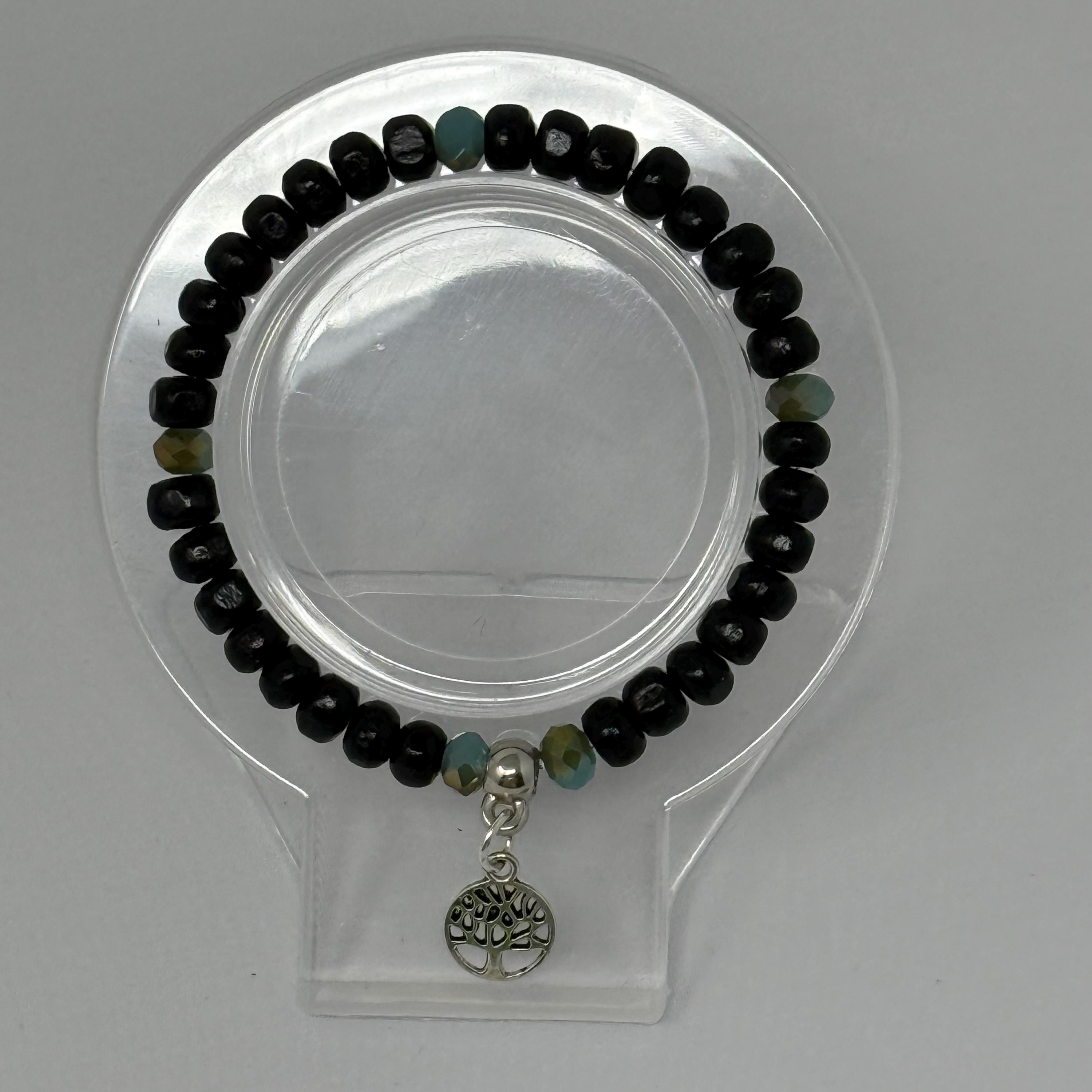 Natural Boho Tree of Life Handmade Beaded Bracelets With Wooden Beads ...