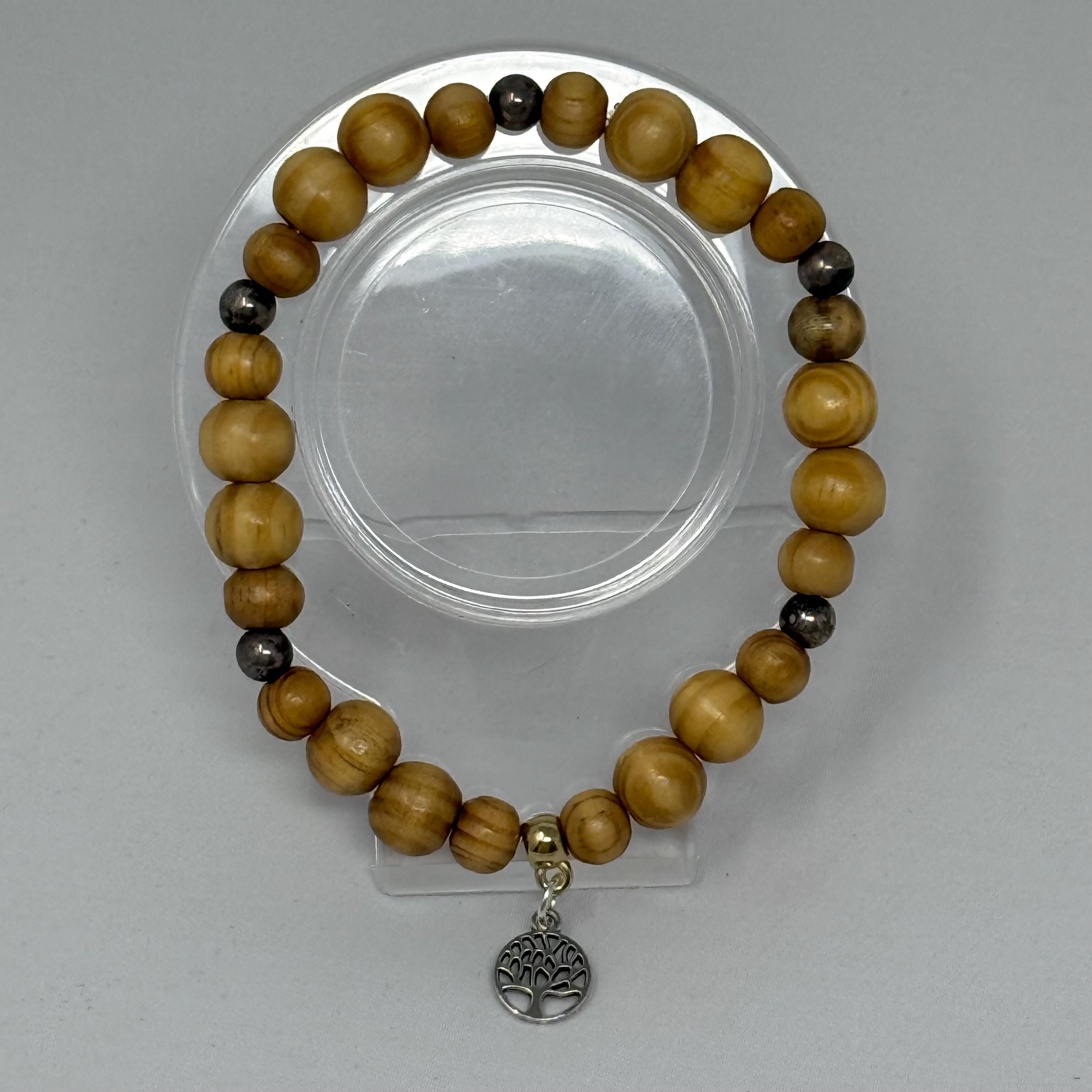 Natural Boho Tree of Life Handmade Beaded Bracelets With Wooden Beads ...