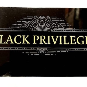 Black Privilege ID-kaart - Koop er 2, krijg er 1 GRATIS