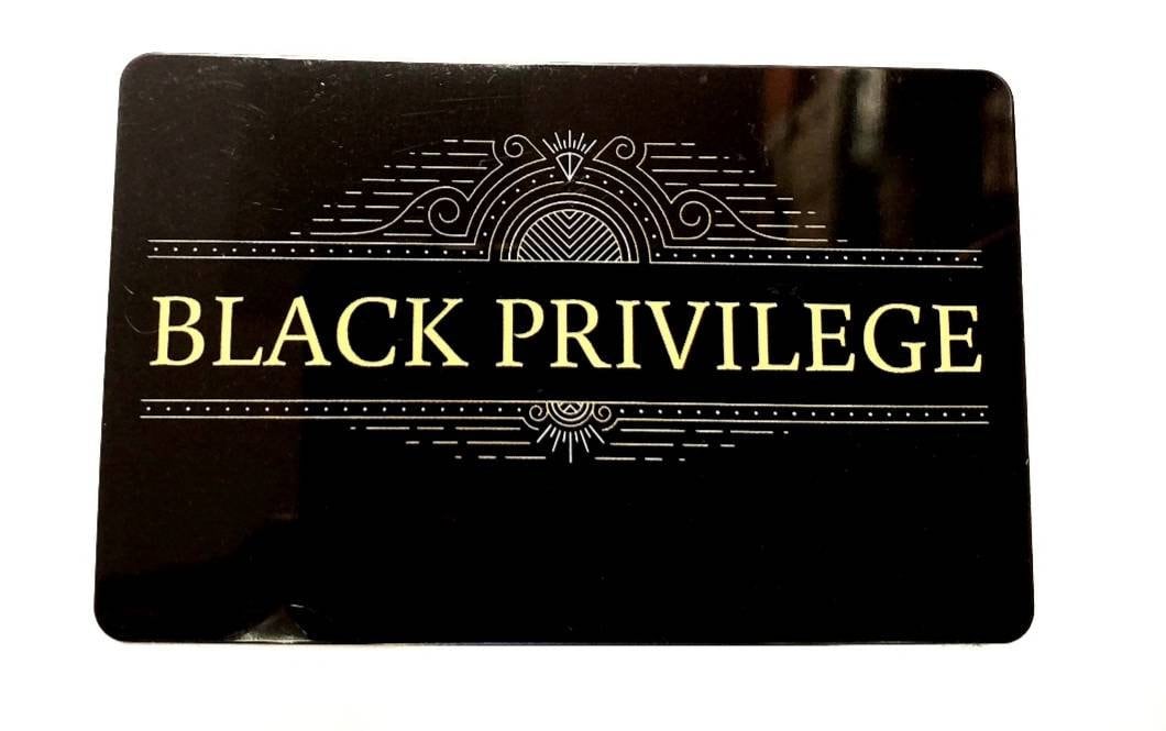 Black Privilege ID Card Buy 2 get 1 FREE Free Shipping Etsy