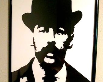 Herman Mudgett / H.H. Holmes Poster. Only 29.99 each for this Black and White high contrast poster of one of Americas first Serial Killers.