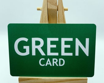 Green Card 4.99 - Kaufen Sie 2 Get 1 FREE! Kostenloser Versand #greencard #green #card