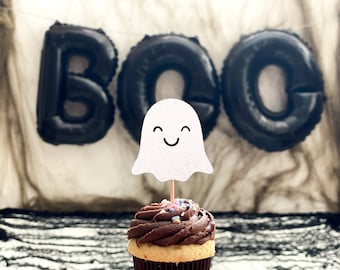 Ghost cupcake toppers