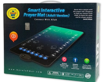 My Salah Mat -  INTERACTIVE PRAYER MAT for Adult and Revert Muslims Educational Needs