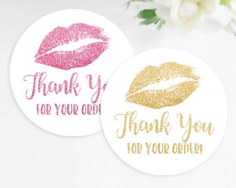 Lips Stickers, Glitter Lips Stickers, Lip Business Stickers, Girl Boss Stickers