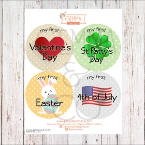 Spring and Summer Holiday Sticker Set