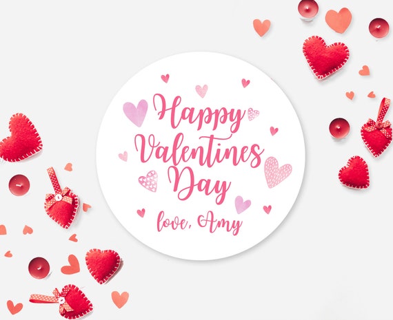 Adesivi per finestre a forma di cuori di San Valentino